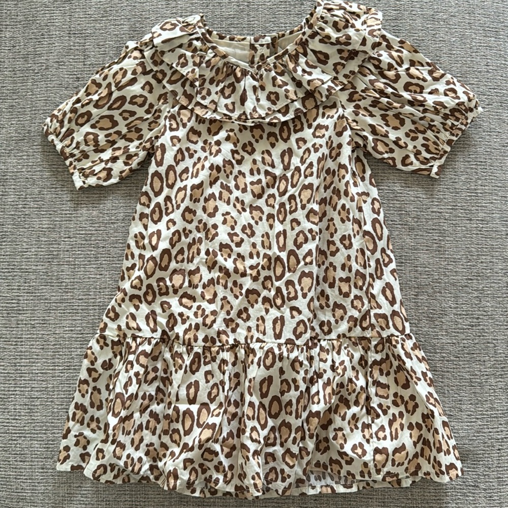 Size 4 Janie and Jack Leopard Dress